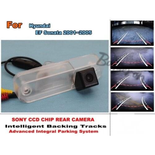 For Hyundai EF Sonata 1998~2006 Car Intelligent Parking Tracks Camera / HD Back up Reverse Camera / Rear View Camera