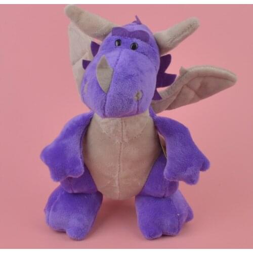 25-45cm Purple Color Dinosaur Stuffed Plush Toy Cute Baby/ Kids Gift, Dragon Plush Doll Free Shipping