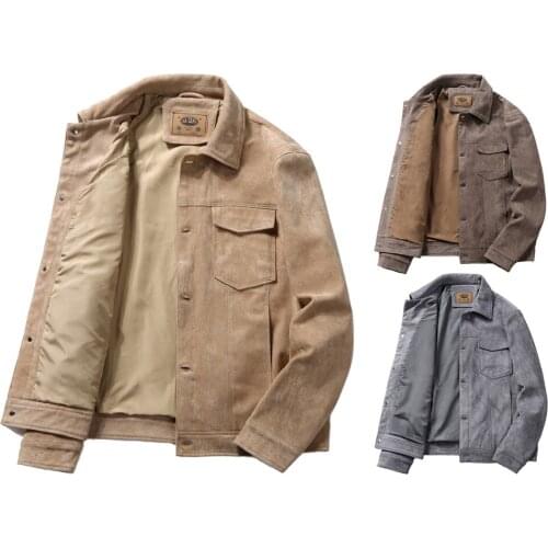 LENTHIMEN Men's Suede Jackets