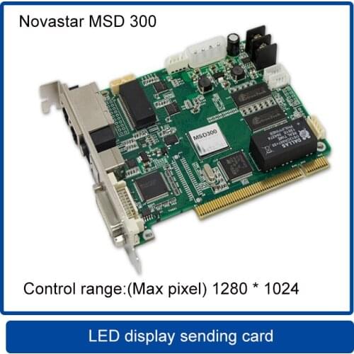 Novastar MSD300 LED Display Sending Card,Suit for P2-P10 module Outdoor and Indoor Full Color LED Display controller