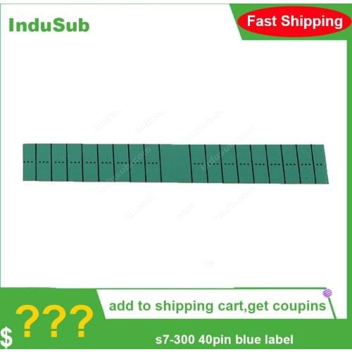 Compatible PLC s7-300 Blue Label Paper Programmable Controller shell Accessories 40-pin blue label