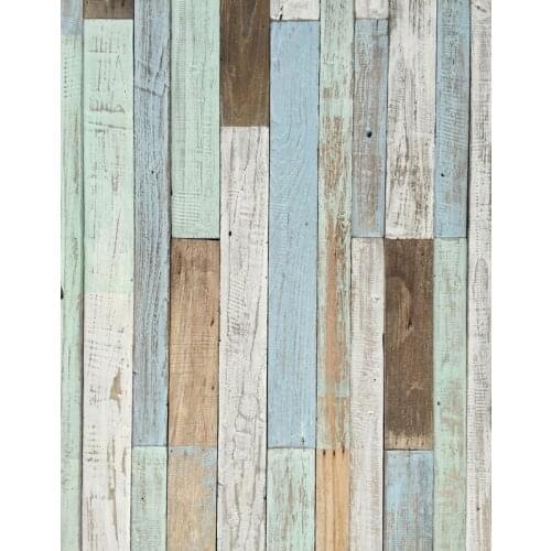 TR 10x10ft New Arrival Hot Sale Colorful Wooden Wall Art Fabric Photo Studio Backdrops PC Painted Newborns Baby Backgrounds Wall