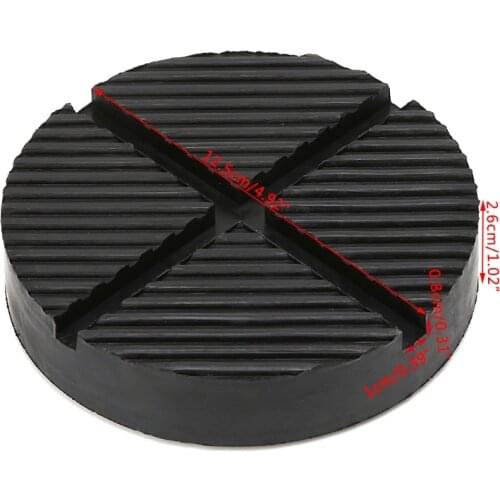 Universal Floor Jack Disk Rubber Pad Adapter Pinch Weld Side JACK PAD 12.5CM X1 Wholesale Drop Ship