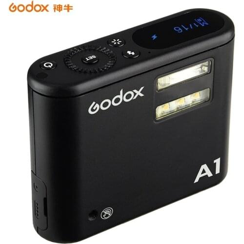 Godox A1 Smartphone Flash Speedlite 2.4G Wireless System Trigger Control with Constant Led Light for iPhone 6s 7 plus