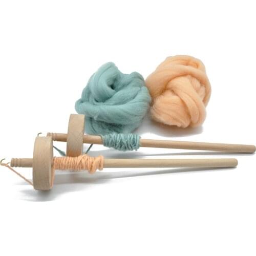 1 Hot Selling Wood Sewing Spindle Top Gyro Yarn Rotation Hand Carving Wooden Tool Gift Accessories