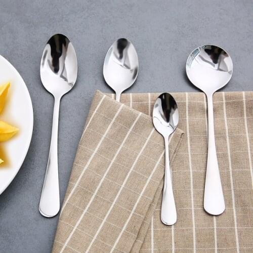 1PCS Stainless Steel Long Handled Mixing Spoon Ice Cream Coffee Spoon Teaspoon Cocktail Stirring Spoon Kitchen Cooking Tools