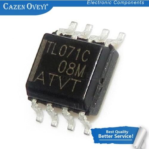 10pcs/lot TL071CDR SOP-8 TL071CD 071 TL071 071C TL07 071CD In Stock