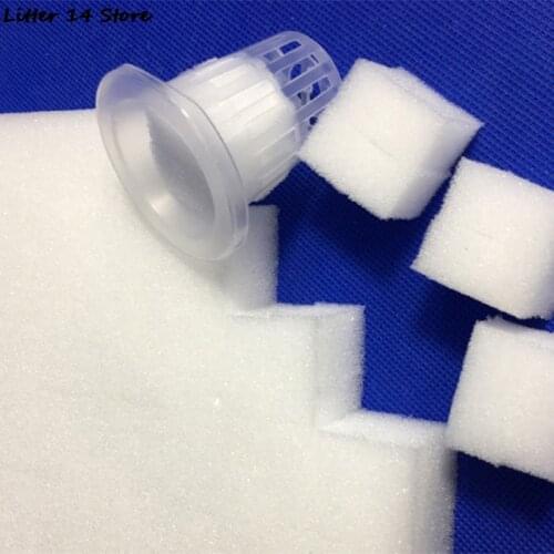 100Pcs Cultivation Seedlings Vegetables Plant Nursery Sponges Soilless Hydroponics Sponge Home Garden Supplies