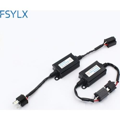 2pcs H4 H7 H11 H13 9005 9006 Error Free Canbus Decoder for LED Car Headlight Bulb Kits for SUV Fog Lamps Error Warning Canceller