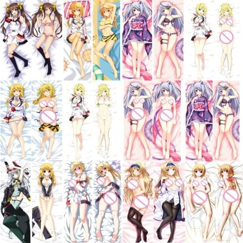 2017-August update Anime Infinite Stratos Cecilia Alcott Huang lingyin Charlotte Dakimakura pillow cover hugging Body pillowcase
