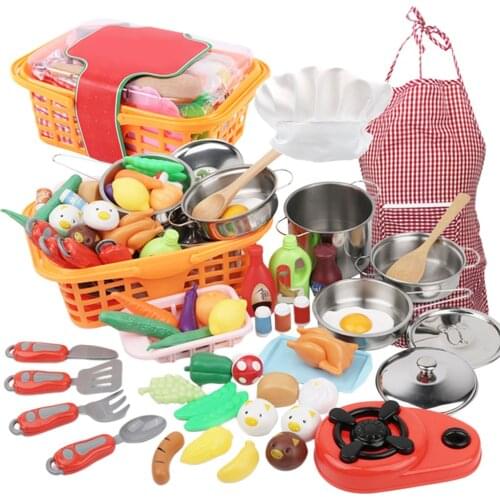 42× Kids Role Play Chef Kit Toys, Pretend Play Chef Costume with Hat Perfect Gift Choice for Children