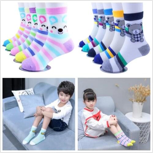 5 Double Bags 2018 Spring And Summer ChildrenS Mesh Socks ChildrenS Thin Cotton Socks Boys And Girls Cotton Mesh Socks Wholesa