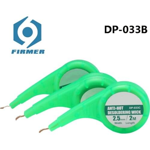5pcs DP-033B Multi-function suction wire with tin removal with anti-hot desoldering wick suction tool for tin suction wick