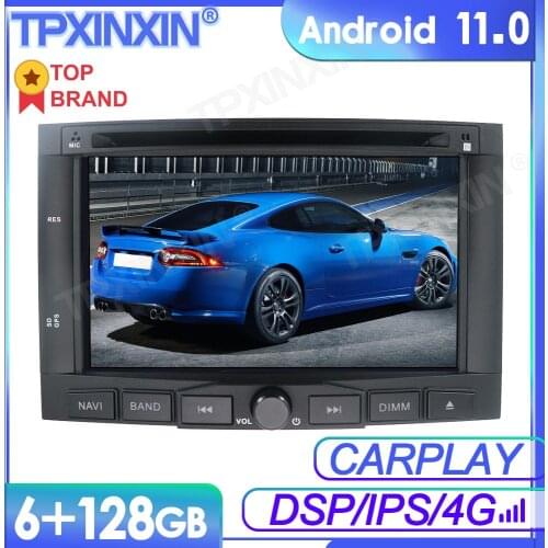 6+128GB Android 11 For PEUGEOT 3008 5008 Car Multimedia Player GPS Navi Audio Stereo Screen DVD Head Unit Tape Recorder