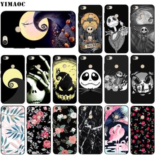 YIMAOC The Nightmare Before Christmas Case for Xiaomi Redmi Note MAX 3 6a 7 6 8 9 se 6 8 a1 a2 Lite for 8A f1