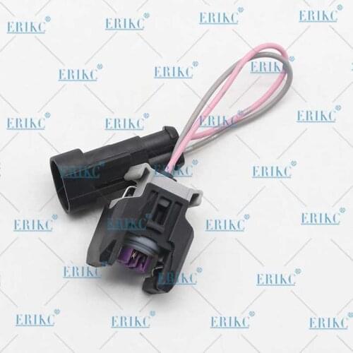 ERIKC Euro 5 Diesel Injector Connector Wiring E1024037 Nozzle Tester Wiring Harness Connector Plug For Delphi