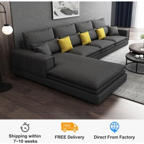 Hot sale fabric sofa living room furniture living room big size sofa set fabric sofa