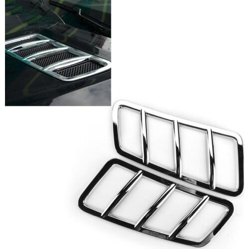 TAIHONGYU Chrome Hood Grille Engine Air Vent Cover Trim Decor fit for Mercedes Benz ML W166 GL X166 GLE GLS