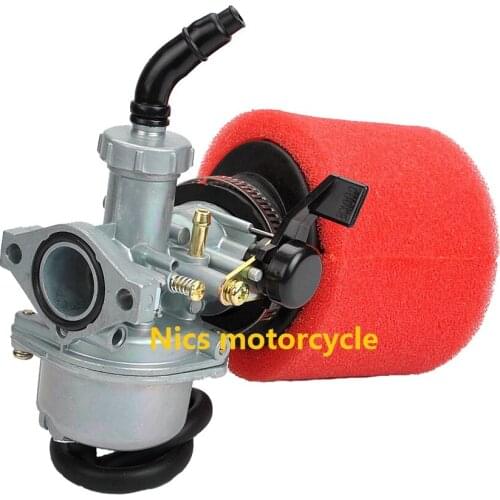 Engine PZ22 22mm Carburetor & 38mm Air Filter For 125cc Apollo Bosuer xmotos Kandi dirt/pit bikes monkey bikes ATV