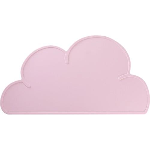 1Pcs Cloud Shape Placemat Kids Plate Mat Food Grade Silicone Table Pad Waterproof Heat Insulation Kitchen Gadget Easy Cleaning