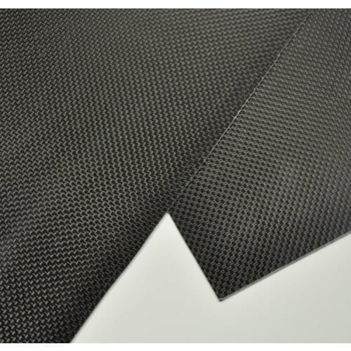 300x250x0.3mm Carbon Fiber Plate Panel Sheet 3K Plain Weave High Glossy Surface