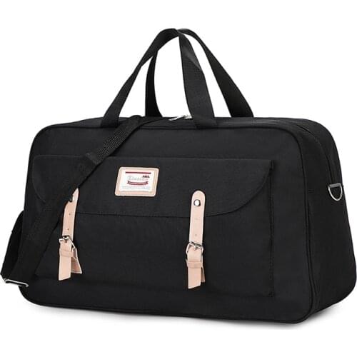 New Canvas Travel Shoulder Bag Leisure Travel Diagonal Handbag Tote Multi-function Large Capacity Soft Surface Polyester Bags