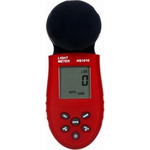 New 200,000 Lux Automatic HS1010 LCD Digital Split Light Luxmeter Tester Illumination Meter Hand-Held Light Luminometer