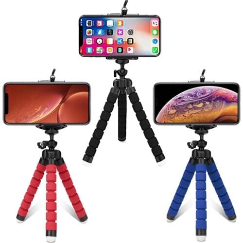 Mobile selfie Tripod for mobile for xiaomi iPhone smartphone for Gopro 9 8 Action camera Tripod Convenient to carry