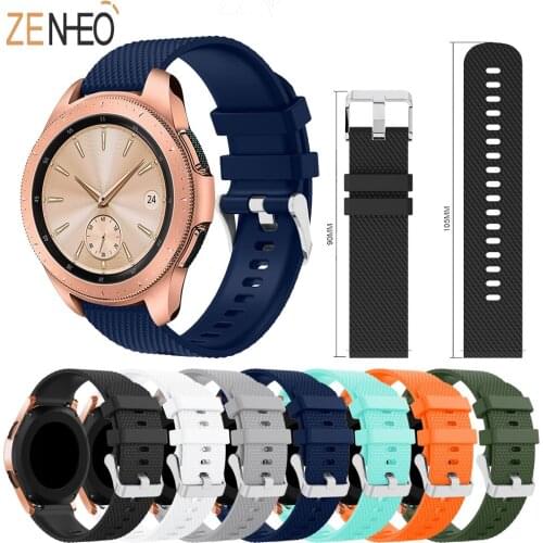 Smart Accessories 20mm Wrist Band For Samsung Gear sport S2 Silicone Replacement Band Strap For Samsung Galaxy Watch 42mm Band