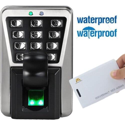 IP65 Waterproof Fingerprint Access Control And Time Attendance With Keypad ZK MA500 TCP/IP RFID Card Door Access Control System