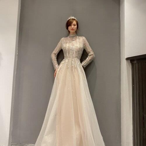 Characteristic luxuri Evening dress 2020new avondjurk robe de soiree dress party