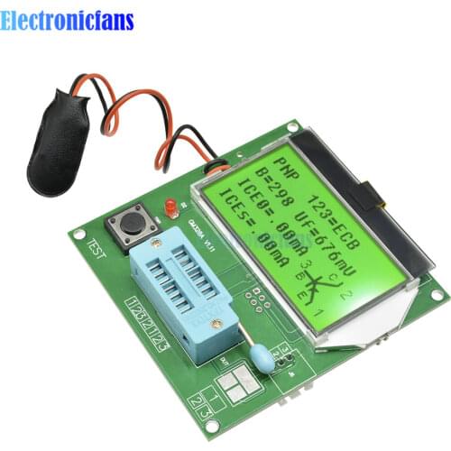 GM328A Transistor Tester Digital Display LCD Screen Capacitance ESR Meter LCR \RLC\PWM Meter MOS/PNP/NPN 1MHz-2MHz