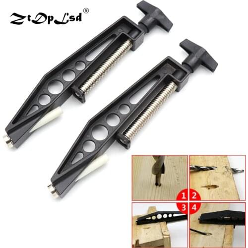 1Pcs Oblique Woodworking Pocket Hole Joints Fixed Clamps Slant Pull Clip Special Fixing Clamp Assembly Jig Slant-hole Drilling