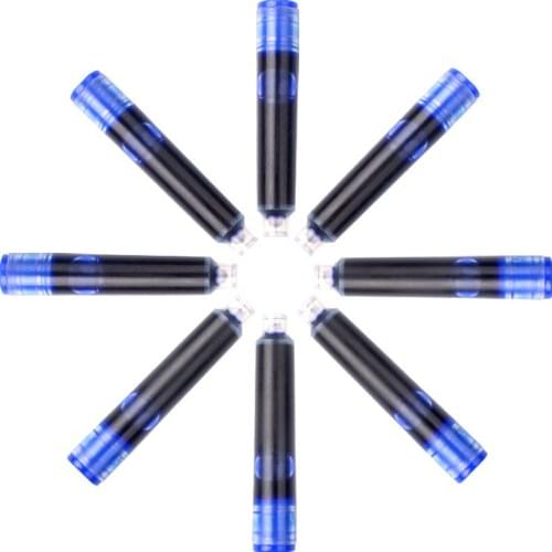 10 eraseable blue black ink fountain replacement pen bag universal 2.6 / 3.4mm ink bag
