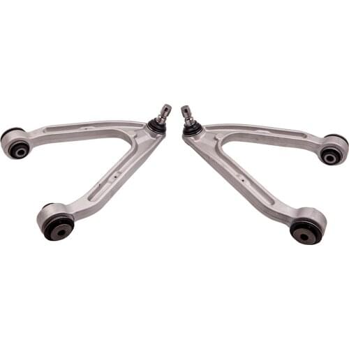 2 Pcs Left Right Front Upper Control Arms for Hummer H3 2006-2010 Silver