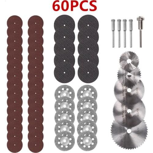 30/32/40/60PCS/SET HSS Saw Blade Woodworking Small Saw Blade Electric Grinder Saw Blade Electric Drill Circular Saw Blade Set