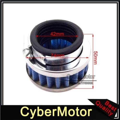 42mm Air Filter Clearner For Chinese 47cc 49cc Engine Carburetor Pocket Bike Mini Moto Dirt ATV Quad 150cc Go Kart Buggy Scooter
