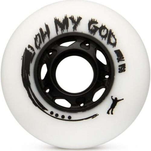 【72mm 76mm 80mm】White 95A Super Hardest Slide Skating Wheel Papaya yellow 92A Roller Skates Tyre for Inline Skate Patines