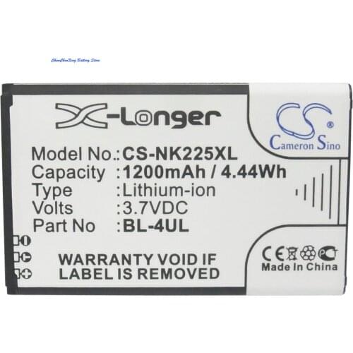 Cameron Sino 1200mAh Battery BL-4UL for Nokia 3310 2017, Asha 225, New 3310, RM-1012, TA-1008, TA-1030