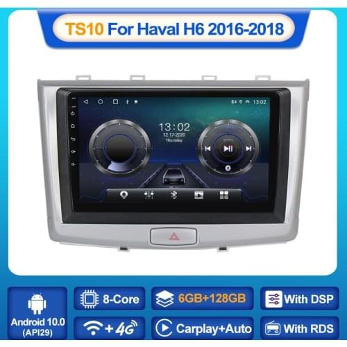 MEKEDE TS10 For GREAT WALL Haval H6 2016 - 2018 Car Radio Multimedia Video Player Navigation stereo GPS Android 10 No 2din 2 din