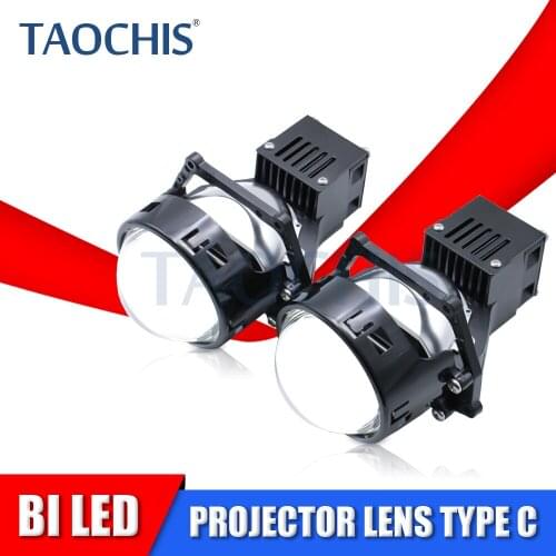 TAOCHIS HWC 3.0 Inch BI LED Projector Lens 50W 12000LM 6000k HELLA 3R High Beam Low Beam Car Light Upgrade