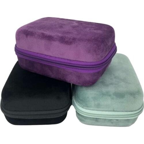 5 Colors Essential Oil Case 12 slots 15ml Velvet Storage Bag for DoTERRA Essential Oil Bottles Holder Carrying Hanging Organizer