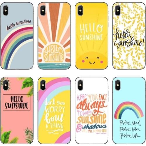Positively Sunshine Rainbow phone Case For Huawei Honor 20 10i 9X 10 Lite 8S 8C 8X 7C 7X 7A 6C Pro 6 6A 6X 5A 5C V8 V10
