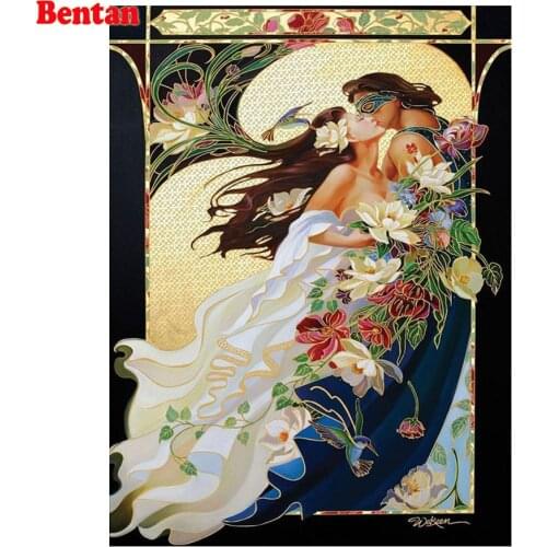 Diy diamond painting Kissing couple diamond embroidery 5d cross stitch mosaic bead embroidery kit 3d picture full square round