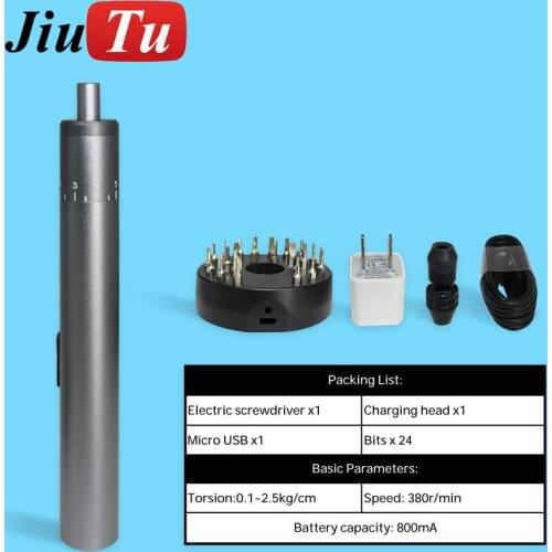 Jiutu Mini Electric Screwdriver High Torque Large Capacity Power Multi-accessory Precision Tools
