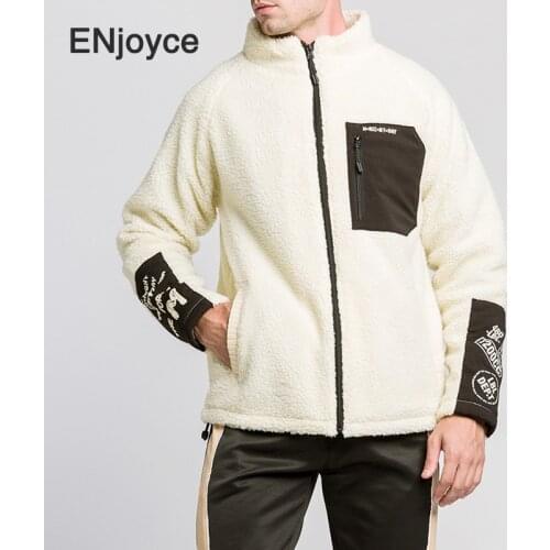 Men Women Autumn Winter Faux Lambs Wool Pullover Sweatshirt Tops Korean Loose Style Long Sleeve Thick Fluff Sweat Hoodie Coat