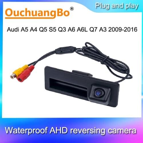 Ouchuangbo Rearview parking waterproof camera for A5 A4 Q5 S5 Q3 A6 A6L Q7 A3 2009-2016 multimedia player