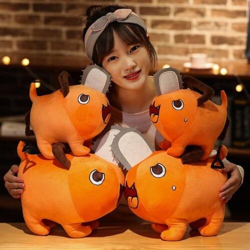 Anime Chainsaw Man Pochita Doll Pillows Plush Cosplay Costume Props Accessories Cartoon Bolster