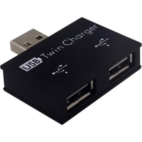 USB 1-to-2 Charging Splitter Dual Output Charging Extension HUB One For Two USB HUB