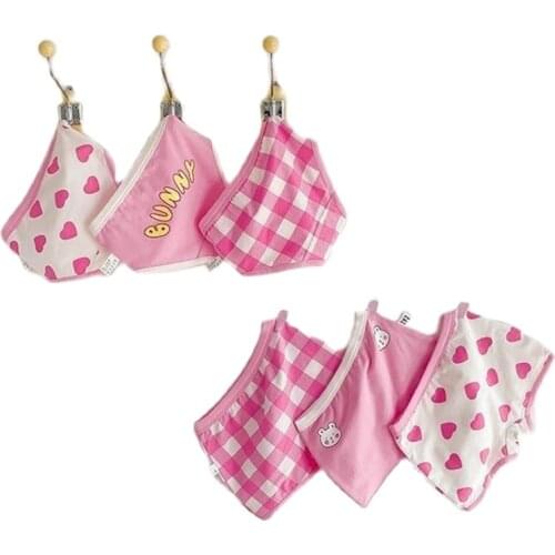 3pcs Teenager Underpants Young Kids Lovely High Quality Cotton Girls Panties Boxer Briefs Children Toddle Soft Comfortable Pants
